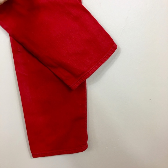 Pilcro and the Letterpress Red Stet Jeans sz 29 - Picture 6 of 8